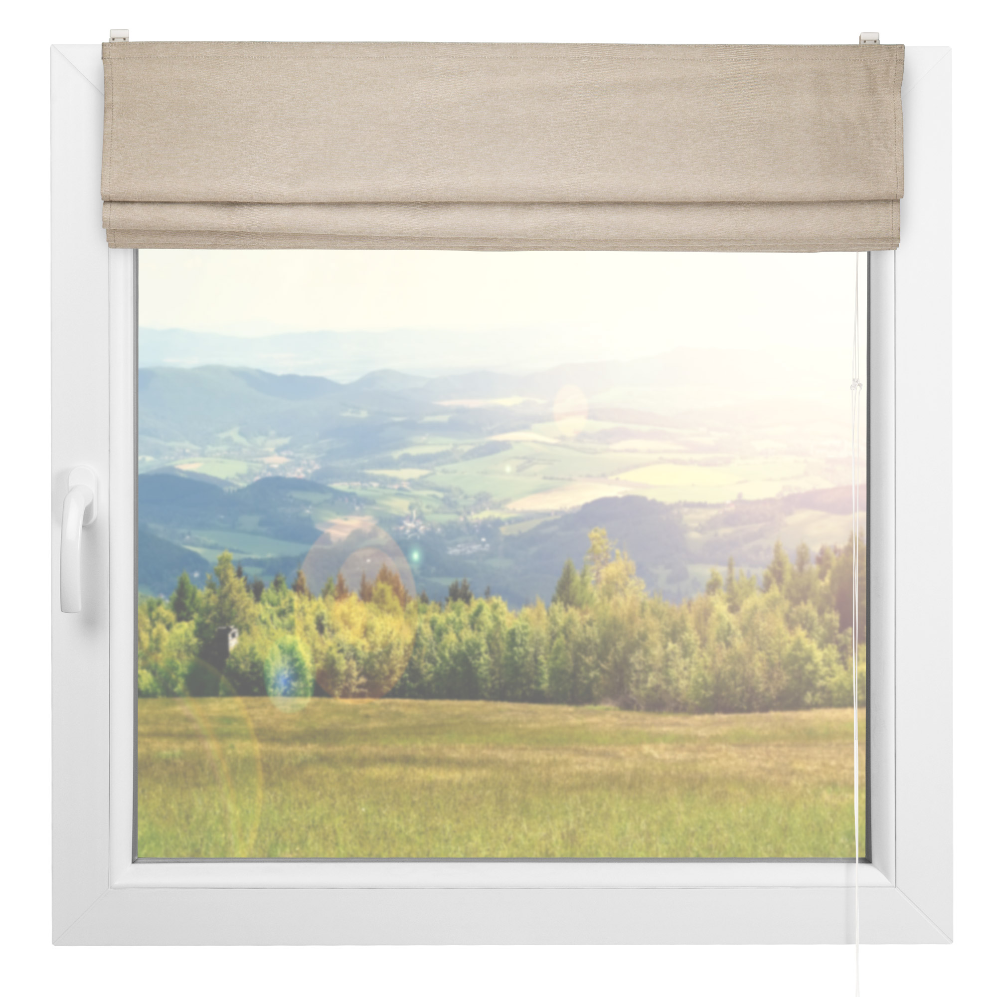 Raffrollo ohne Bohren Rollo Klemmfix Faltrollo Fensterrollo Gardine